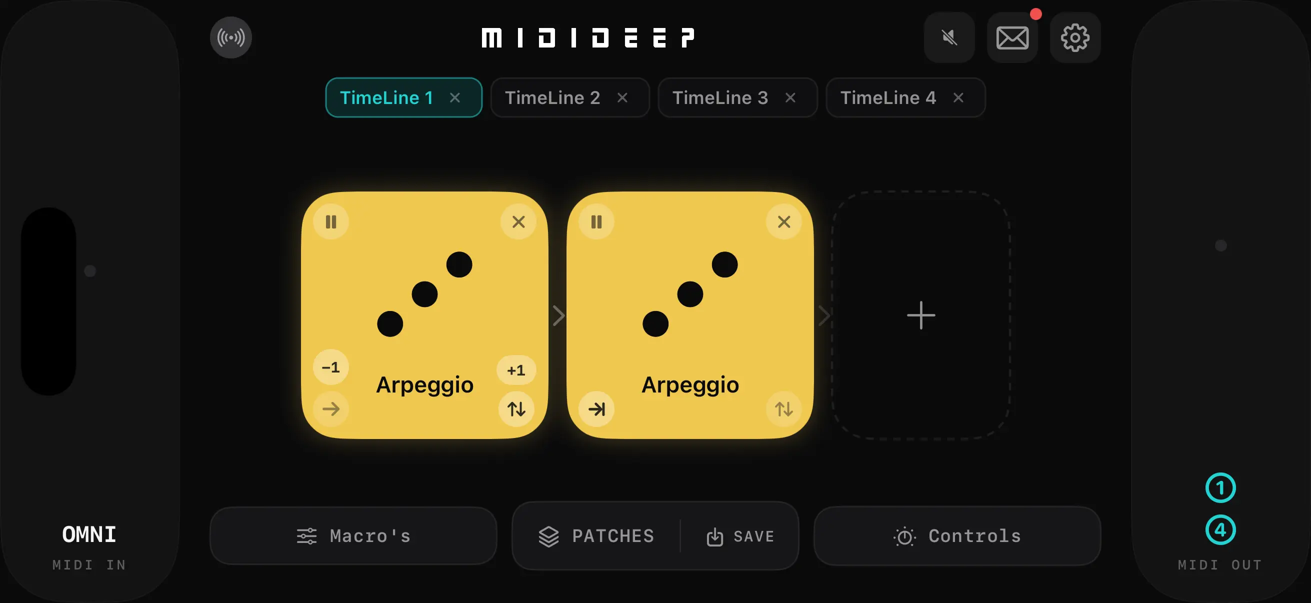 MidiDeep — TimeLine 1