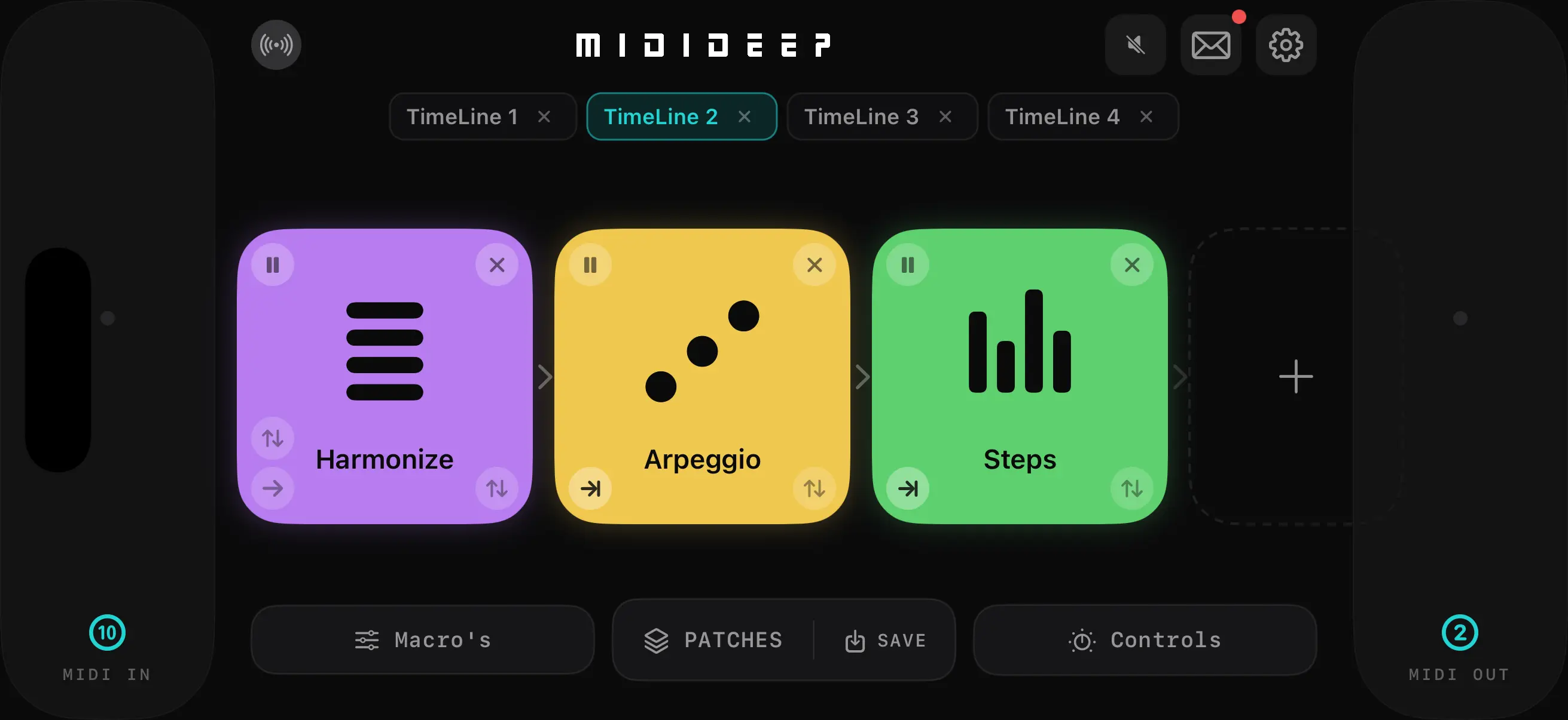 MidiDeep — TimeLine 2
