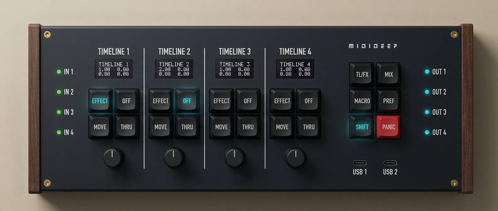 MidiDeep Desktop — MIDI FX Processor